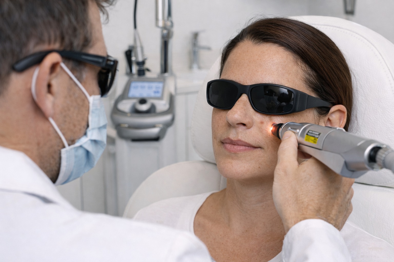 traitement laser des taches brunes à lyon